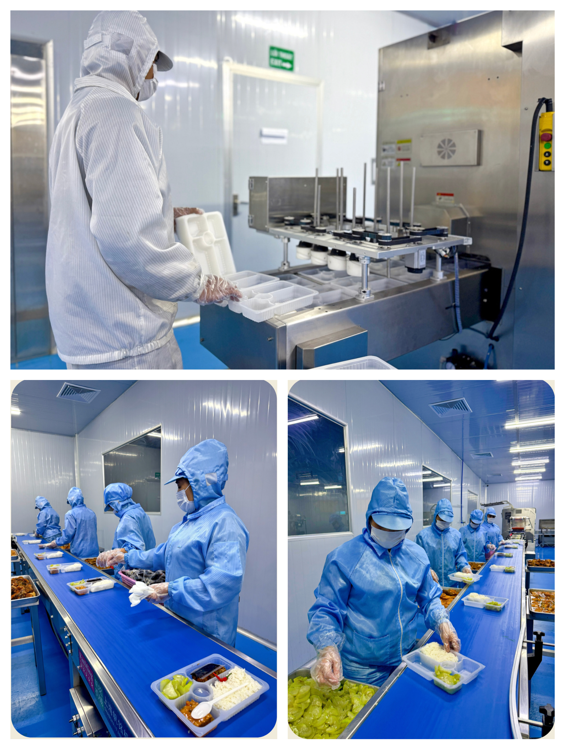 Dây chuyền chia suất ăn